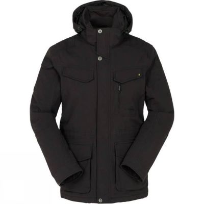 Parka Ayacucho Apex Insulated Hombre Negras - Chile JBM486097